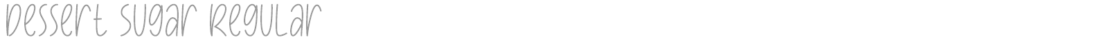Dessert Sugar font preview